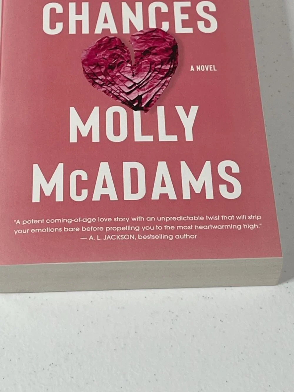 Taking Chances Molly McAdams Contemporary Romance Paperback Book